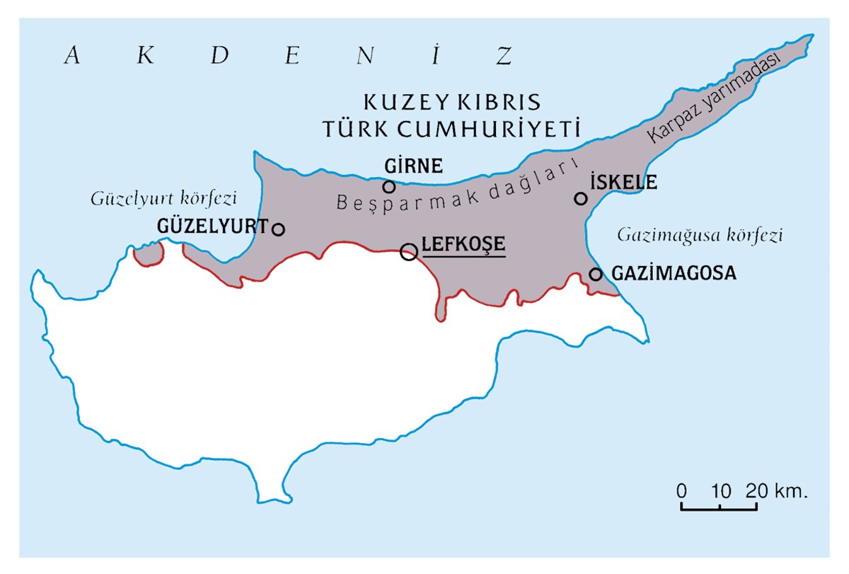 Северный кипр википедия. Искеле Северный Кипр на карте. Почта Северного Кипра. Районы Гирне Искеле. Северный Кипр граница июнь 2021.